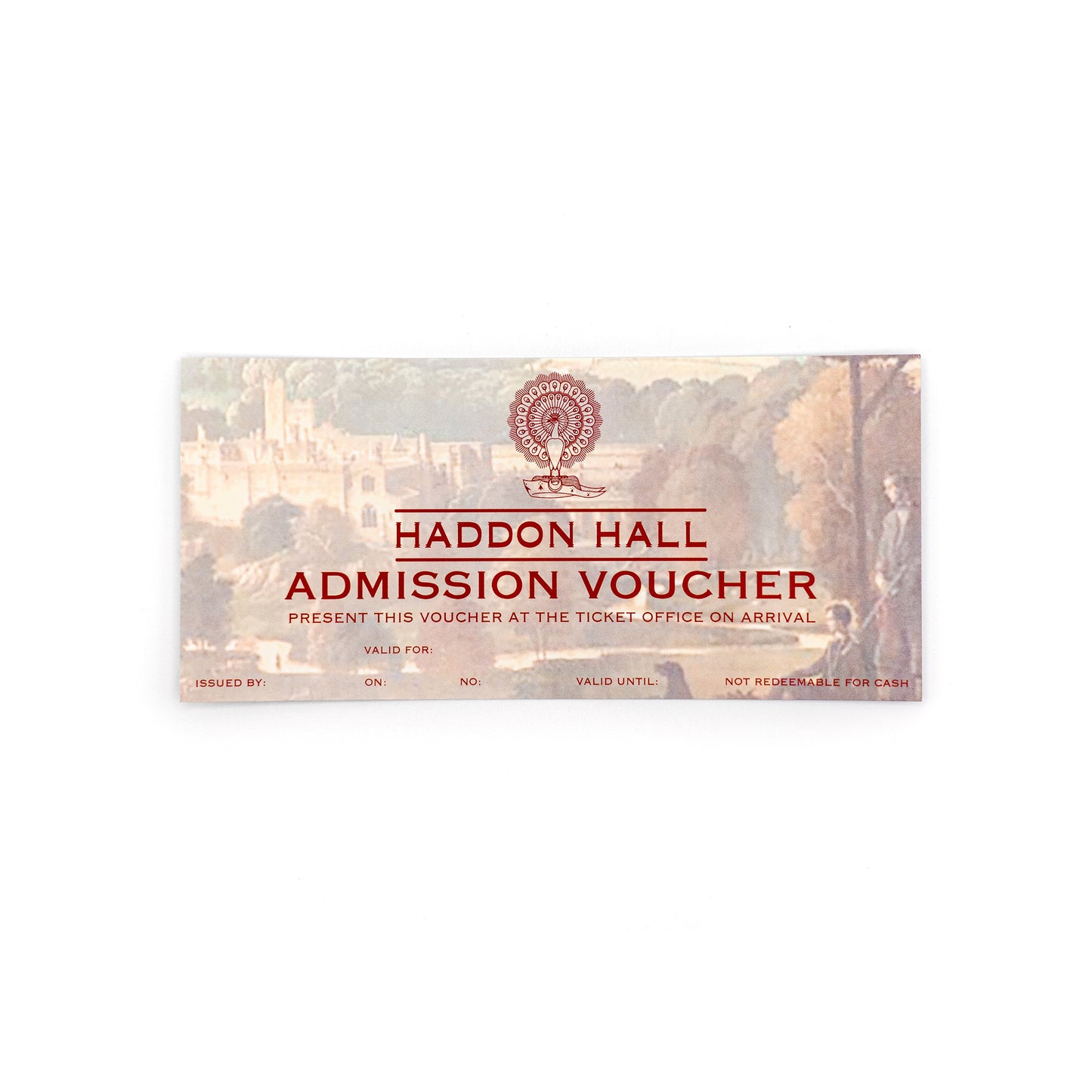 Haddon Hall Entry Gift Voucher